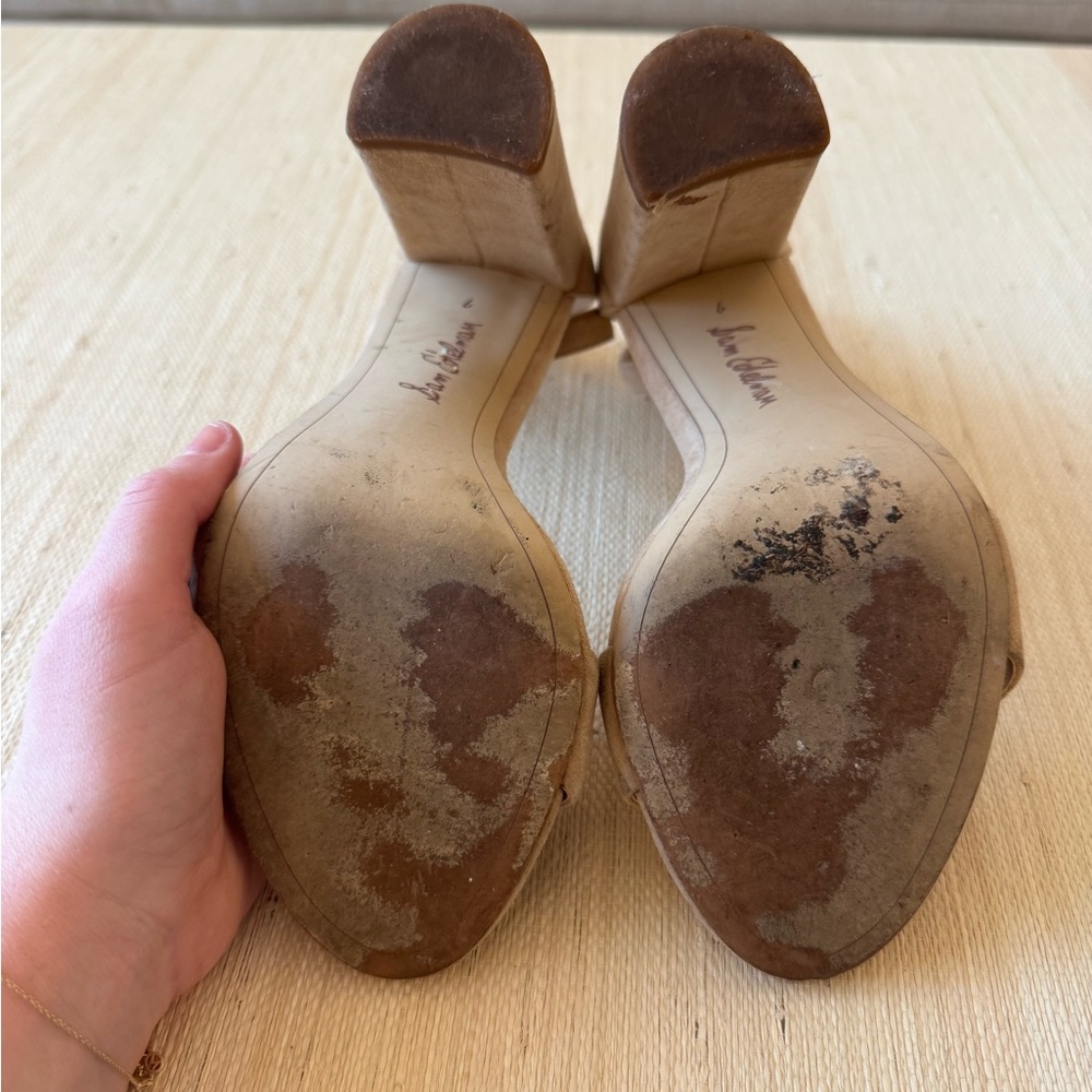 Comfortable, Good Condition Sam Edelman Beige Sue… - image 3